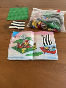 Lego System Pirates Set 6262 King Kahuka's Throne inc Instructions 90s