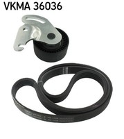Keilrippenriemensatz FÜR Renault Modus / Grand Modus (F/JP0 ) - SKF Vkma 36036