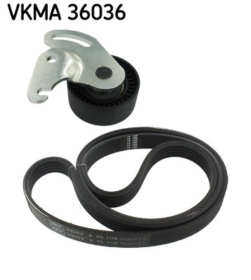Keilrippenriemensatz FÜR Renault Modus / Grand Modus (F/JP0 ) - SKF Vkma 36036-image