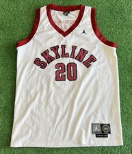 Skyline High School Throw Back Basketball Jersey Gary Payton Size Medium Jordan 