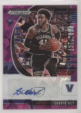 2020 Panini Prizm Draft Picks Prospect Purple Ice /99 Saddiq Bey Rookie Auto RC