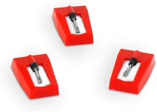 3 Pack Turntable Replacement Needles for Portable Suitcase Record Players
