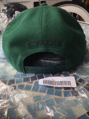 帽子 Supreme Arabic Logo 5-Panel Green Supreme Arabic Logo 5-Panel FW21 Authentic SnapBack Green Orange