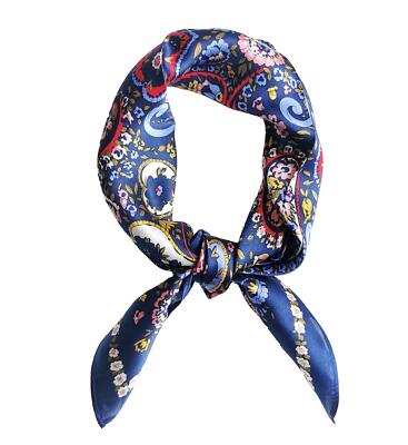Pure Natural Mulberry Silk Scarfs Women Small Square Scarf 21