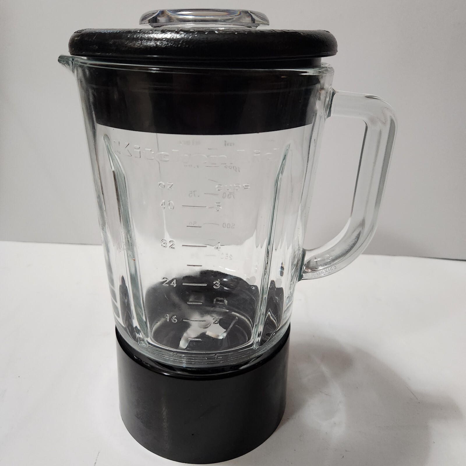 KitchenAid KSB50B4 Black Replacement Glass Blender Jar Pitcher 40 oz. 5
