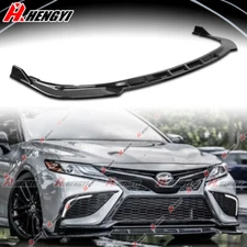 FOR TOYOTA 2021-2024 CAMRY SE XSE SPORT FRONT LIP SPLITTER BUMPER SPOILER KITS