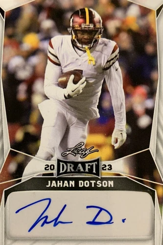 2023 Leaf Draft Jahan Dotson #BA-JD2