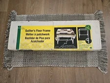 Dritz 3129 Quilters Floor stand Quilt Frame 39”x 28” Adjustable Lightweight PVC