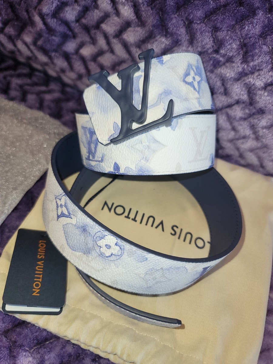 LOUIS VUITTON WATERCOLOR VIRGIL ABLOH 40 MM BELT SIZE 100=40 Mens Limited  Editio
