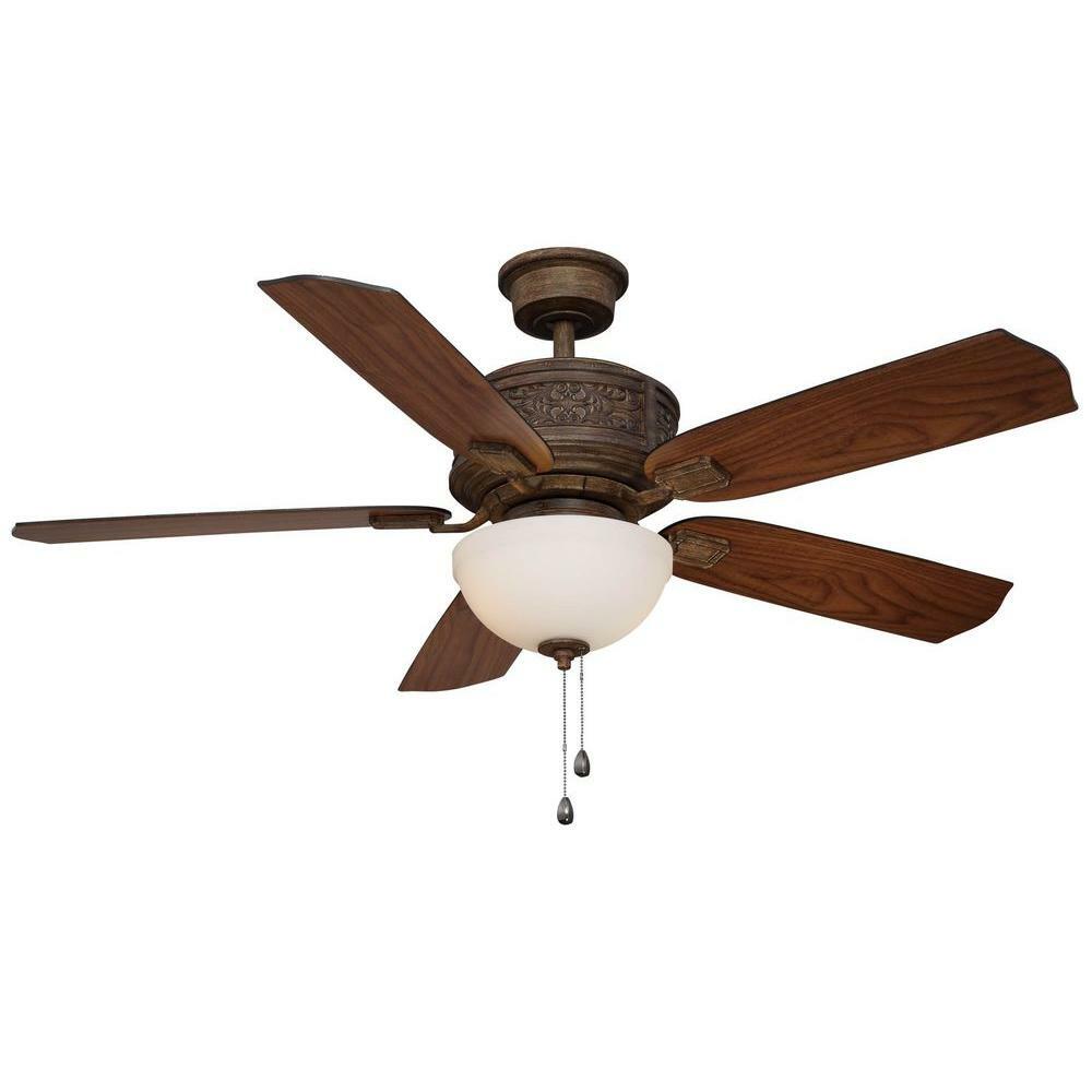 Home Decorators Collection Blanchard 52 in. Indoor Dark Walnut Ceiling