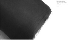 Craft And Party, 54" by 40 Yards 120 ft Fabric Tulle Bolt for Wedding Black