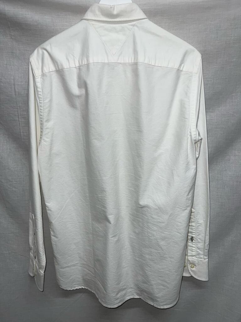 BNWT TOMMY HILFIGER Mens White Long Sleeve Shirt UK M CG S89 eBay