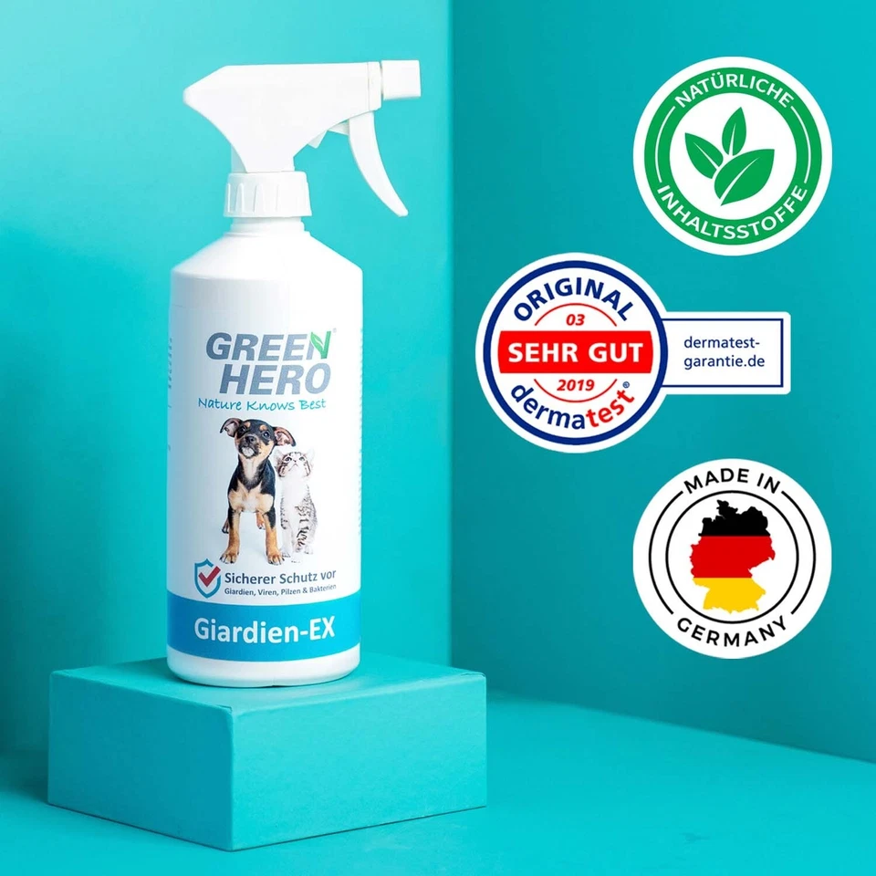 Giardien Spray schützt Hund Katze Hygiene Spray gegen Bakterien Viren Pilzen - Bild 3 von 4