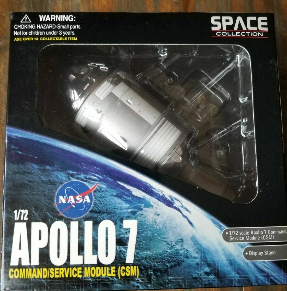 Dragon Space 50374 1/72 Apollo 7 Command Service Module CSM NASA Lunar Landing - Image 4 of 4