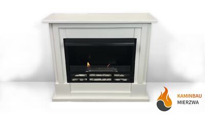 Kaminbau Mierzwa Gelkamin Emily Deluxe Royal - Ethanol Kamin In Eiche Mit Sicherheitsglas