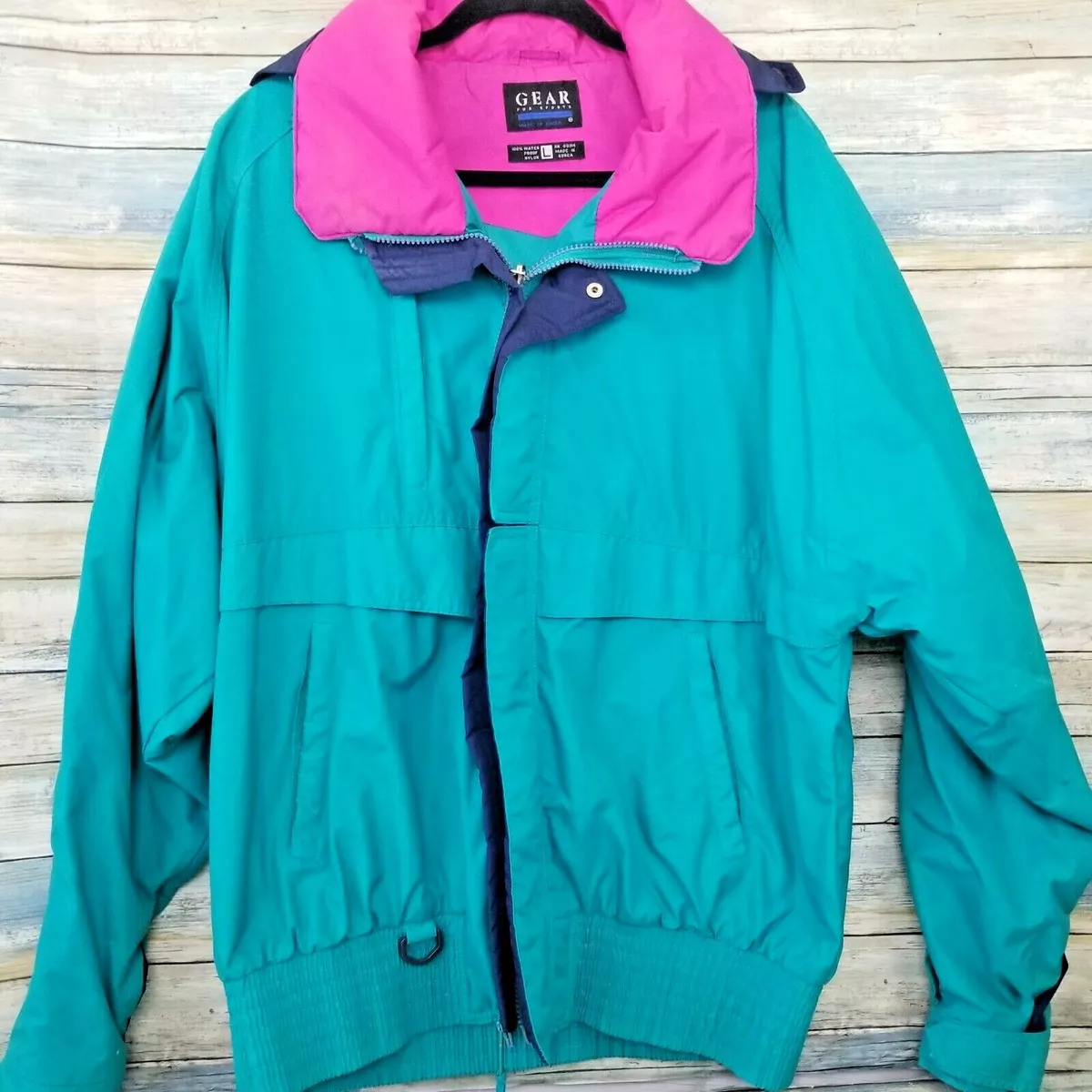 Vintage Gear for Sports Women's Jacket Waterproof Hooded Windbreaker Coat VGC