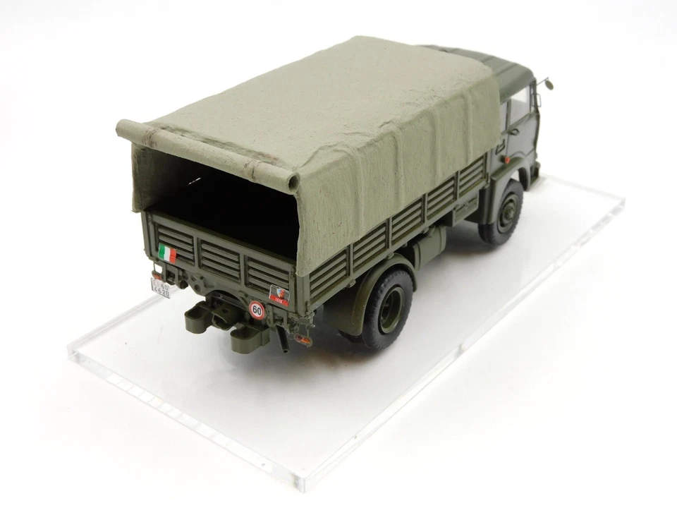 Fiat camion CM 52 Carabinieri 1:43 autocarro resina truck MIB Toptoys CB Models - Immagine 4 di 4