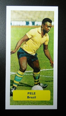 BRASILIEN - SANTOS - PELE - Score UK Football Trade Card - #4 of 9 World Cup Legend