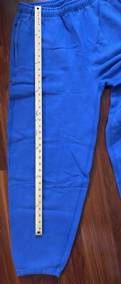 Nike X Stussy Blue Acid Wash Fleece Cuffed Pants Jogger DR4025-480