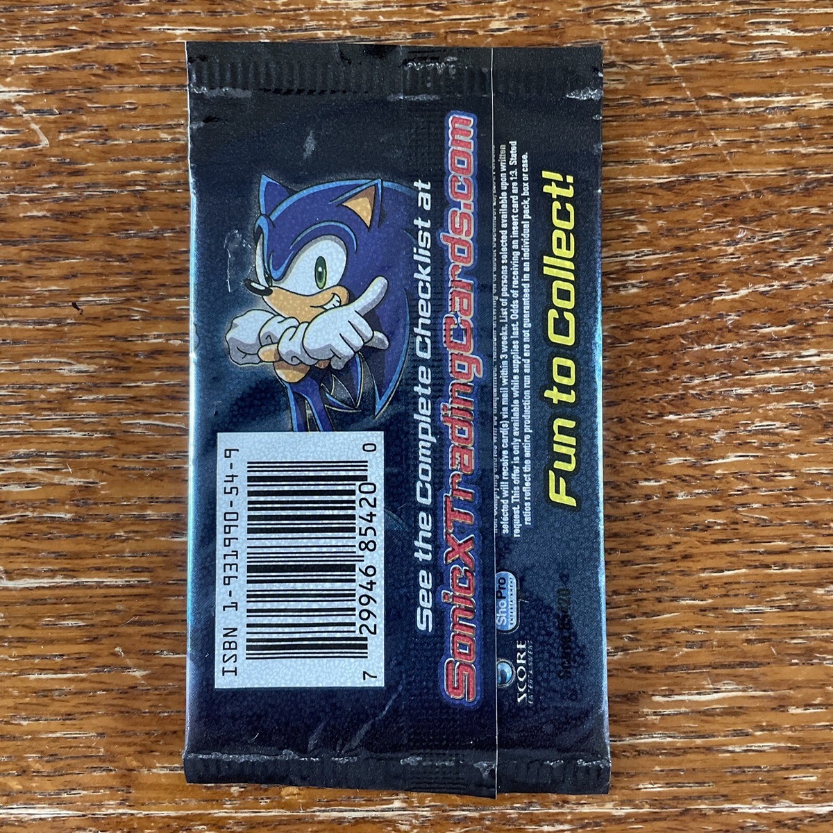 2004 SCORE Sega Sonic X trading cards unopened pack for sale