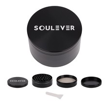 LARGE Herb Grinder 3 Inch 4 Piece Metal Pot T...