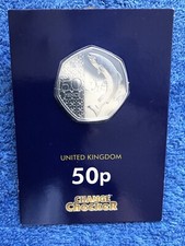 Salmon 50p Uk Definitive Bu Coin Non Privy Mark King Charles lll 2024👀