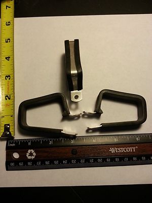 Lot of 20 J&M Rectangular Cushioned WEDGE LINE Loop CLAMPs 1'' X 1.75  Series RC