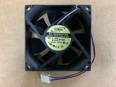 1pc ADDA AD0812UB-A7BGL Axial fan DC12V 0.26A 4pin 80*80*25mm #XX