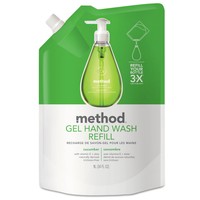 Method Gel Hand Wash Refill Cucumber 34 Oz Pouch 6/carton 00656ct on sale Method Gel Hand Wash Refill Cucumber 34 Oz Pouch 6/carton 00656ct on sale