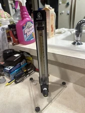 MANOSTAT TF  TF TEFLON FLOWMETER MAX 60 PSIG MAX TEMP 150F 3/8 INLET TUBE