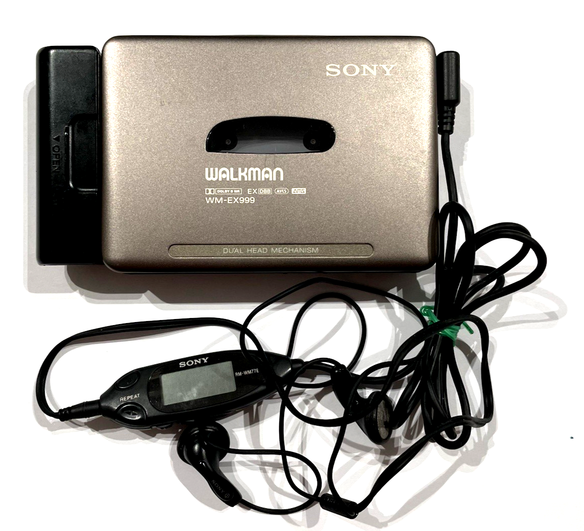 SONY カセットウォークマン WM-EX999 整備品 リモコン付き SONY WM-EX999 walkman cassette player Made in Japan Reverse