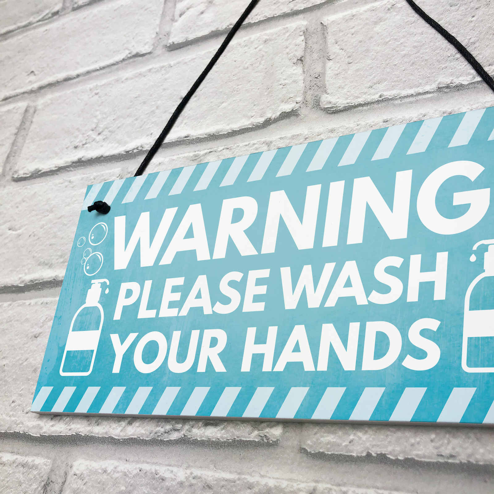 PLEASE WASH YOUR HANDS Health And Safety Signs Toilet Bathroom Safety