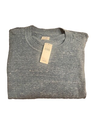 Brand New Gap Men s Crew Neck Shirt Size Large Heather Blue