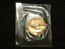 1961 Lincoln Gem Proof Memorial Cent Penny In Original Proof Set Cellophane