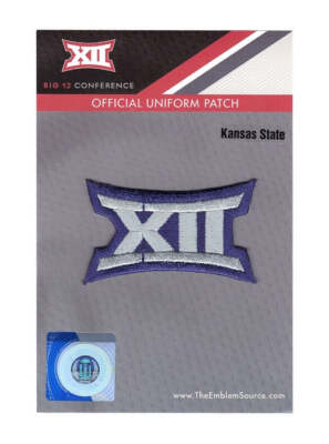 Groß 12 XII Konferenz Team Trikot Uniform Abzeichen Kansas Staat Wildcats