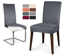 Mikrofaser Stuhlhusse Mikrofaser Stuhlbezug elastische Stretch Husse
