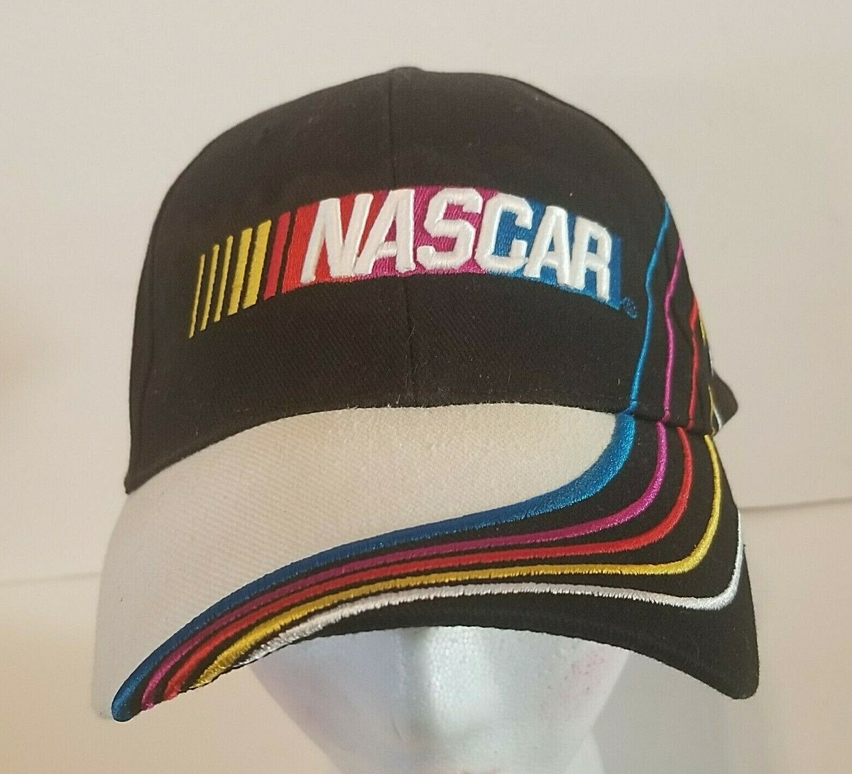 cap Nascar baseball Drew Pearson curved brim racing colorful  display picture 1