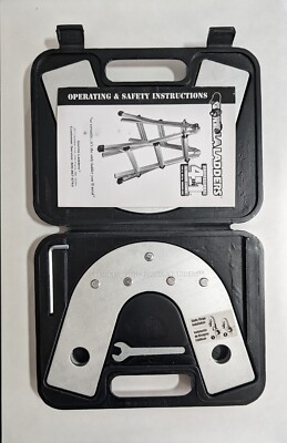 Gorilla Ladders 4-in-1 Aluminum Ladder Static Safety Hinge Kit Scaffold Adapter