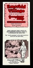 1980s Little Switzerland NC Emerald Village Gemstone Mine VTG Travel Brochure