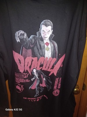 Universal Monsters Dracula Full ZIp Hoodie 2XL NEW /w Tags