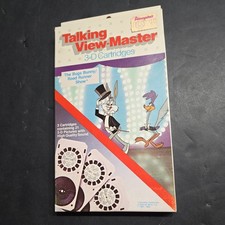 Talking View-Master Cartridges 3-D Bugs Bunny Road Runner Show Looney Tunes Ch6