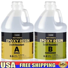 Clear Epoxy Resin Kit DIY Crafting Mold Casting Coating Jewelry Making Projects