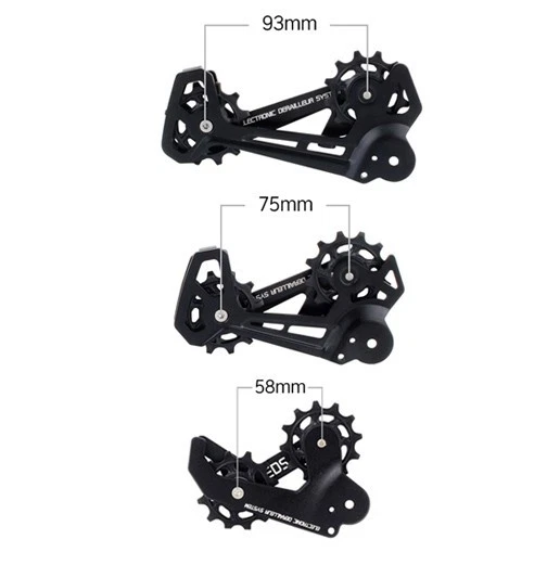 Wheeltop EDS GeX cage length options 58mm 75mm 93mm