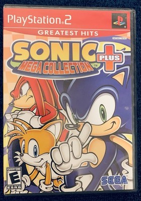 Sonic Mega Collection Plus (Sony PlayStation  PS2, 2004) Complete CIB Tested