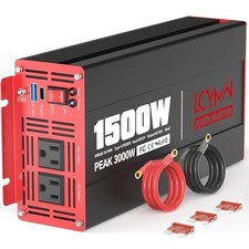 300W Car Power Inverter DC 12V to 110V AC Converter Dual USB C PD30W QC3.0