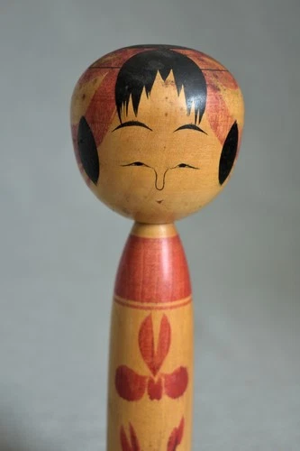 Vintage Japanese Kokeshi Doll signed Kihei Watanabe (1910-1988) 21cm(8.3")