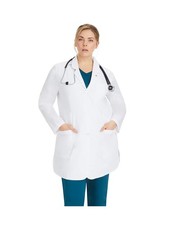 Healing Hands Lab Coat For Woman White Coat Fiona with 4 Pockets, Fluid Barri...