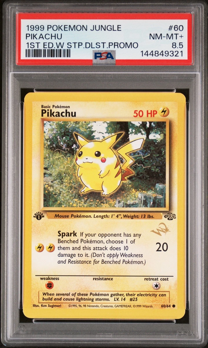 Pikachu Pokémon TCG Professional Sports Authenticator (PSA