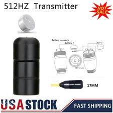 17MM Pipe Camera 512Hz Transmitter Locator Pipe Sewer Drain Camera for Repair US