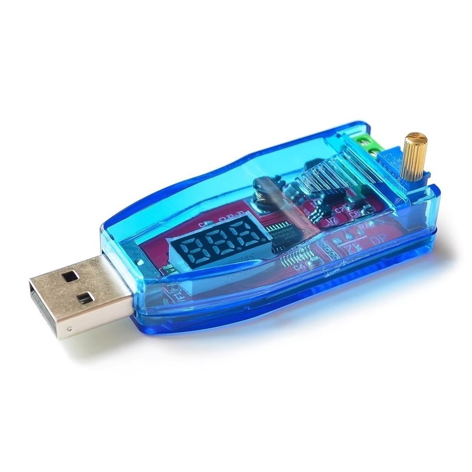 DC-DC 5V to 3.3V 9V 12V 24V USB Step / Down Supply Module ...
